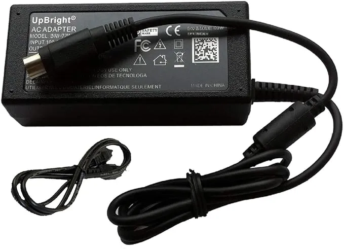 Upbright 12V 4-Pin AC Adapter for Samsung Adp-4812 Adp-5412a Ep06-000080a Sdr-3100 Sdr-5100 Sdr-4200 Sds-p5080 Sds-p5101 Sdh-p4041 Sdh-p5081 SDE-3000N