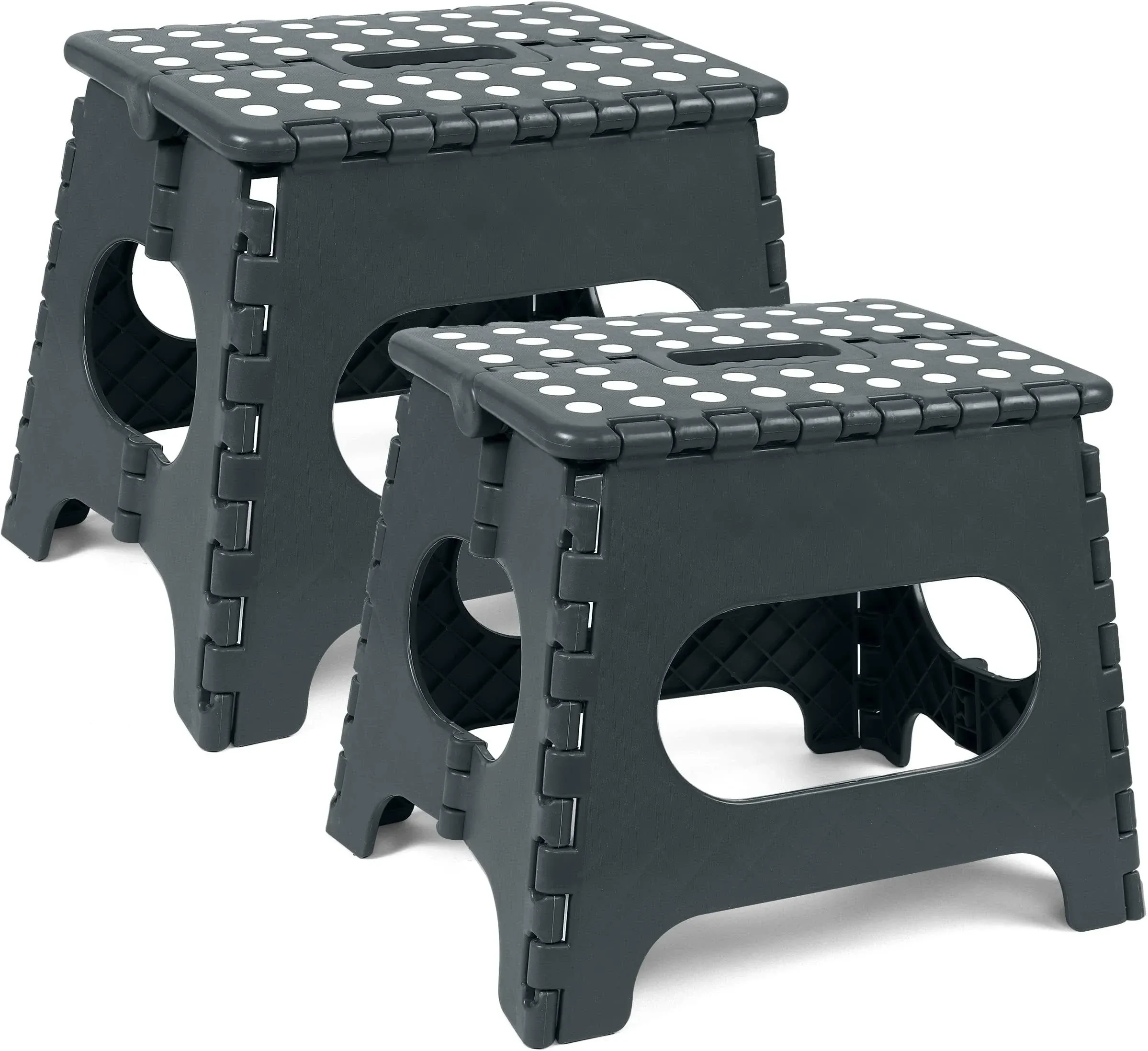 Utopia Home Folding Step Stool - (Pack of 2) Foot Stool with 11 inch Height ...