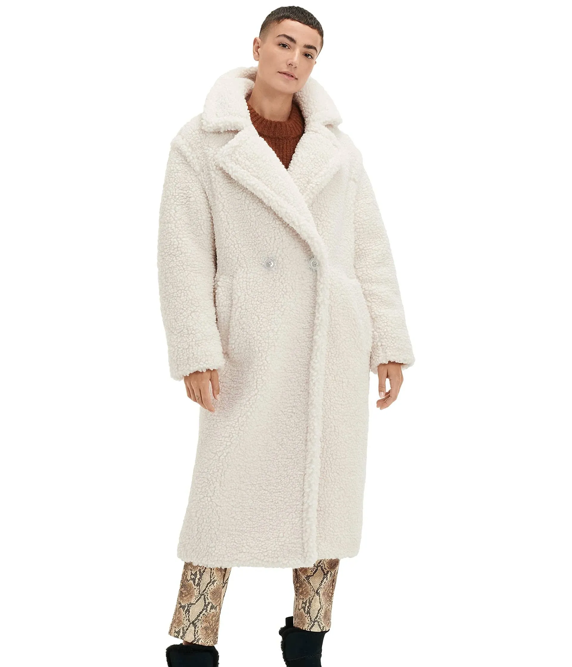 Gertrude Long Teddy Coat