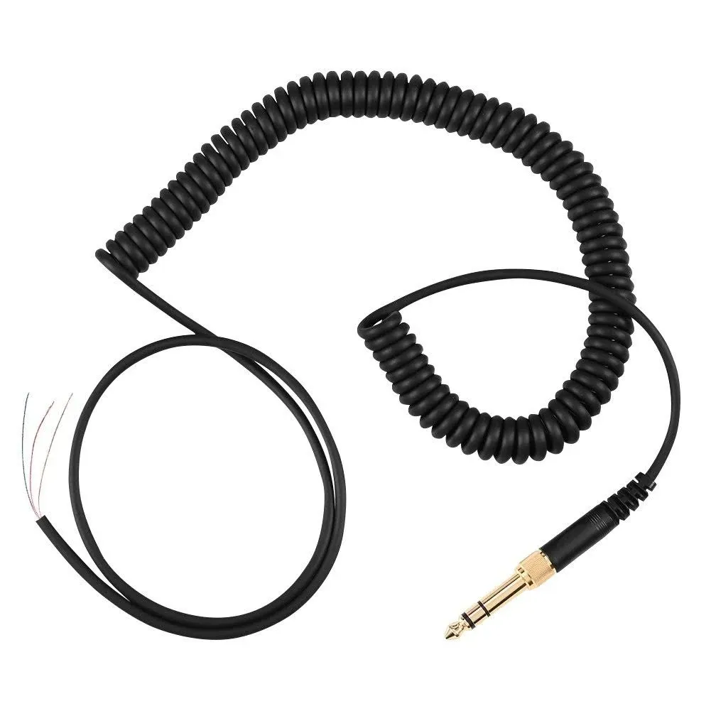 Richer-R Earphones Headphones Audio Spring Wire Coil Cable for Beyerdynamic DT ...