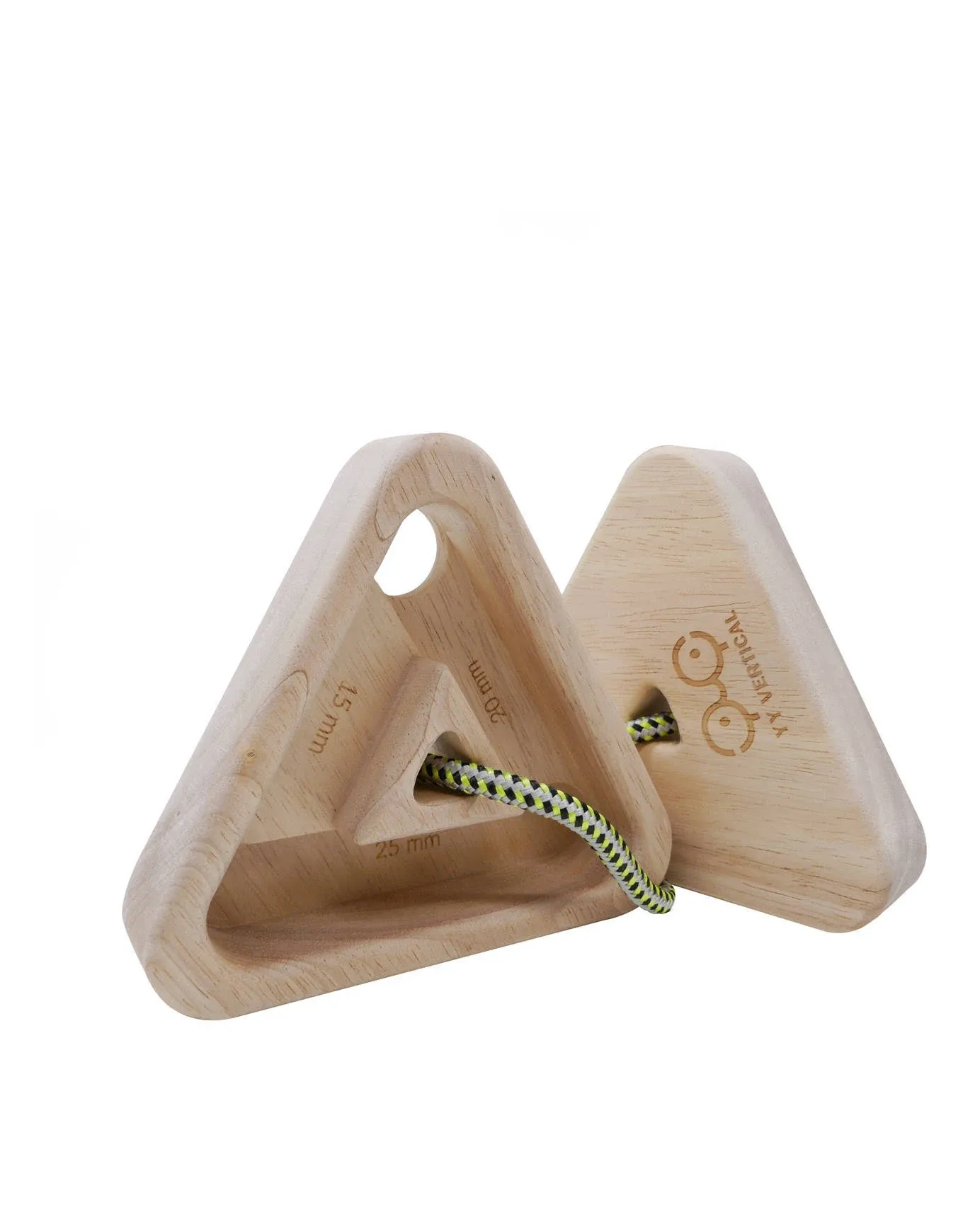 YY Vertical Triangle Wood Portable Hangboard