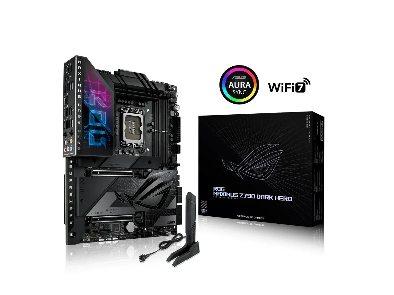 Asus ROG Maximus Z790 Dark Hero Motherboard Silver