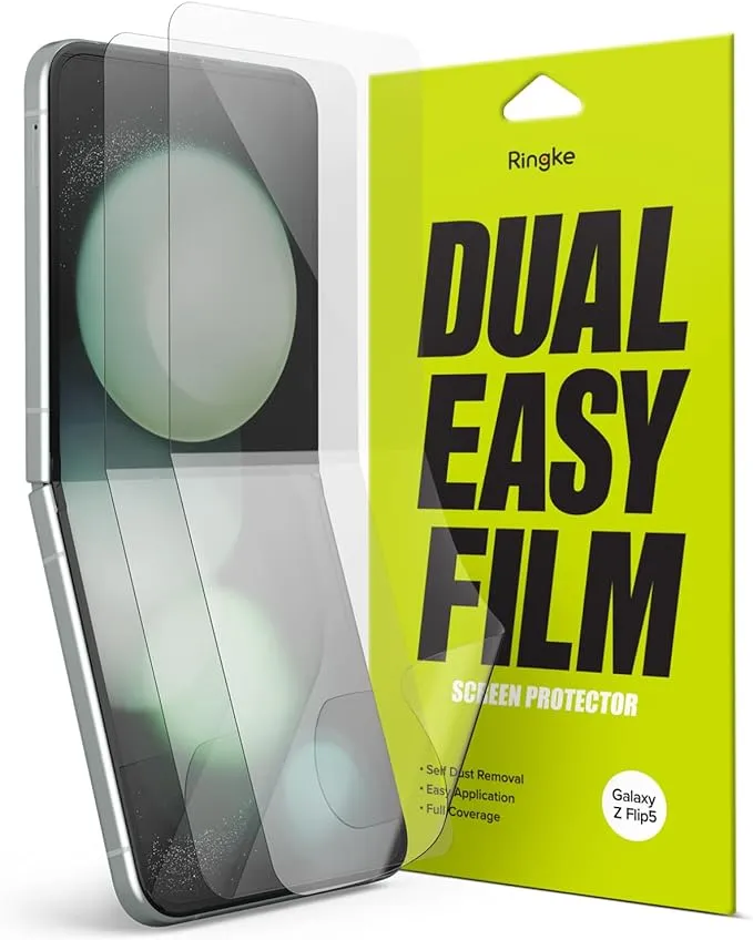 Ringke Dual Easy Film Screen Protector for Samsung Galaxy Z Flip 5