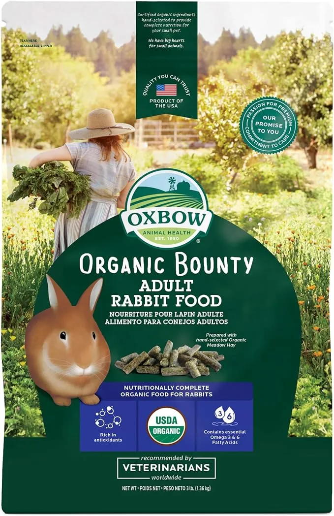 Oxbow Organic Bounty Adult Rabbit Food