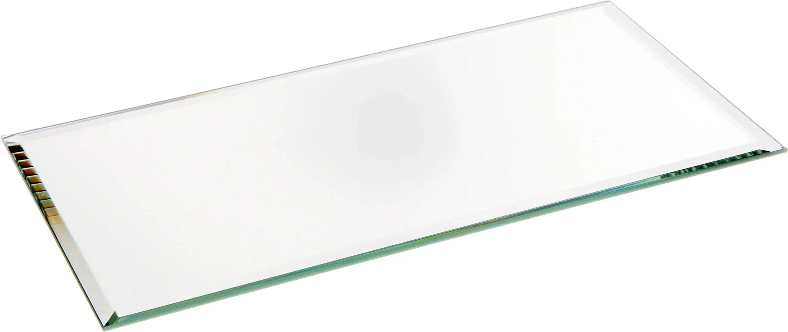 Plymor Rectangle 3mm Beveled Glass Mirror 4 inch x 8 inch