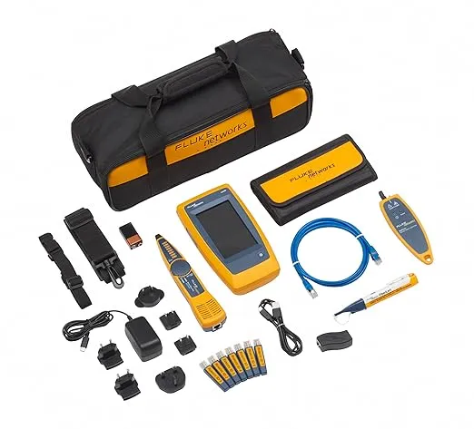 Fluke Networks LIQ-KIT-VFL-FBRLRT LinkIQ Essential Copper Fiber Kit