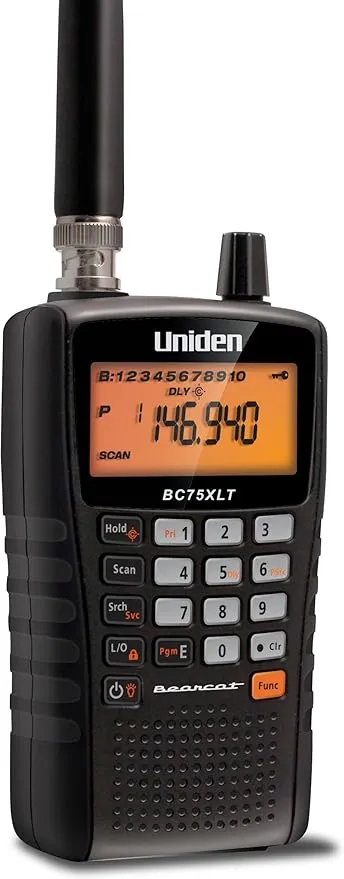 Uniden Bearcat 300-Channel Handheld Scanner with Antenna (BC75XLT)