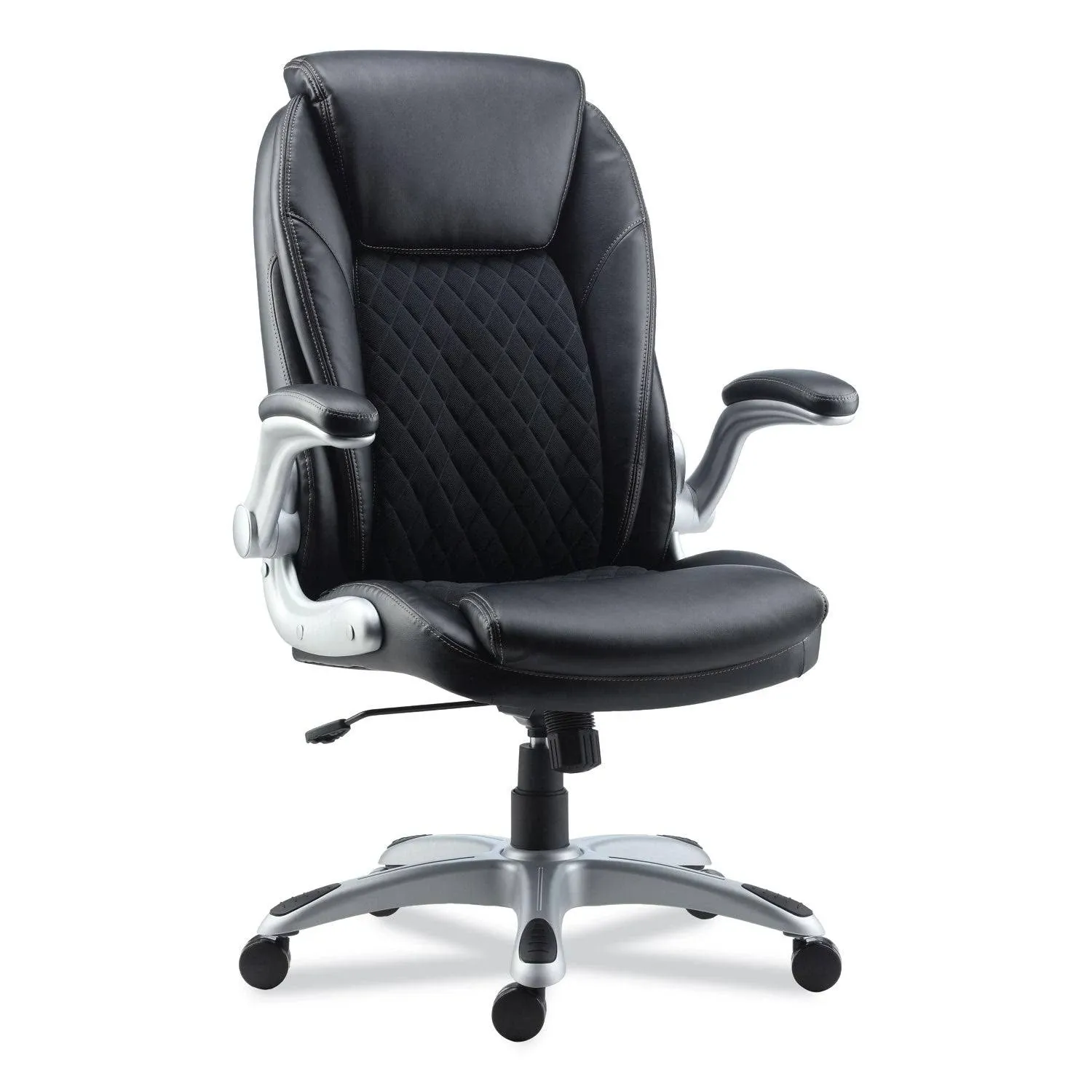 Alera Leithen Bonded Leather Midback Chair