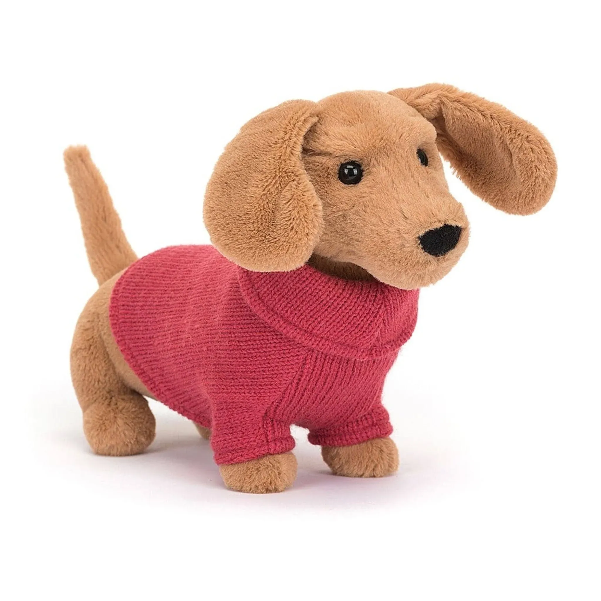 Jellycat - Sweater Sausage Dog Pink