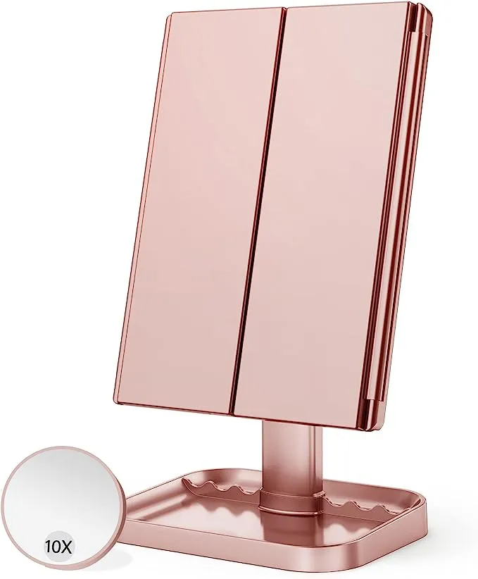 HUONUL Makeup Mirror Vanity Mirror with Lights 2X 3X 10X Magnification