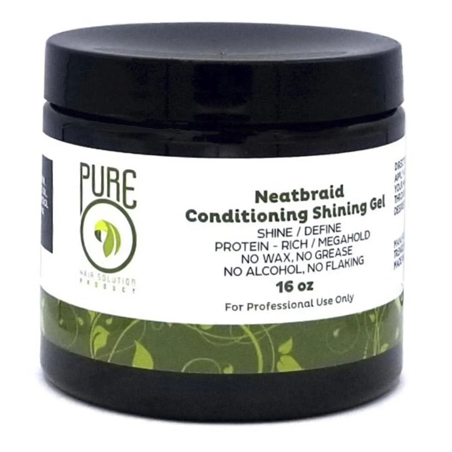 Pure O Neatbraid Conditioning Shining Gel 16 oz