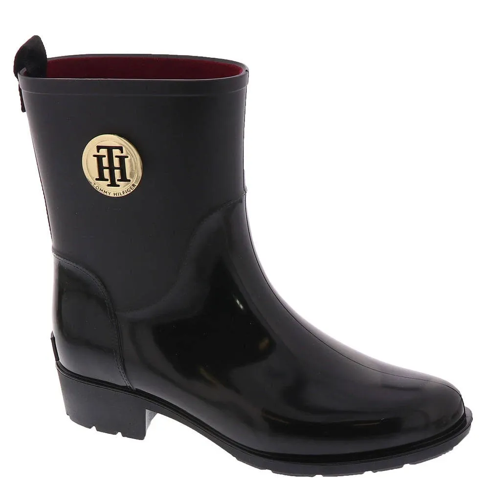 Tommy Hilfiger Kippa Rain Boot 8 Women's Black