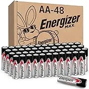 Energizer MAX AA Batteries (48 Pack), Double A Alkaline Batteries