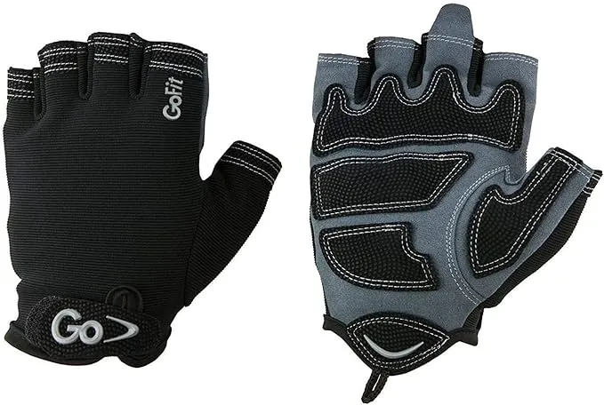 "GoFit Xtrainer Men's Black Cross-Training Gloves, Medium (GF-CT-MED)"