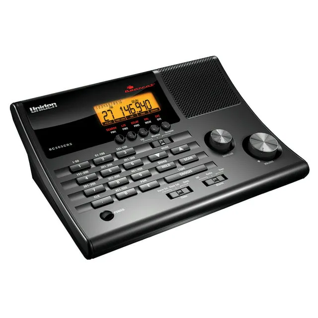 Uniden 500 Channel Clock Radio Scanner with Weather Alert BC365CRS