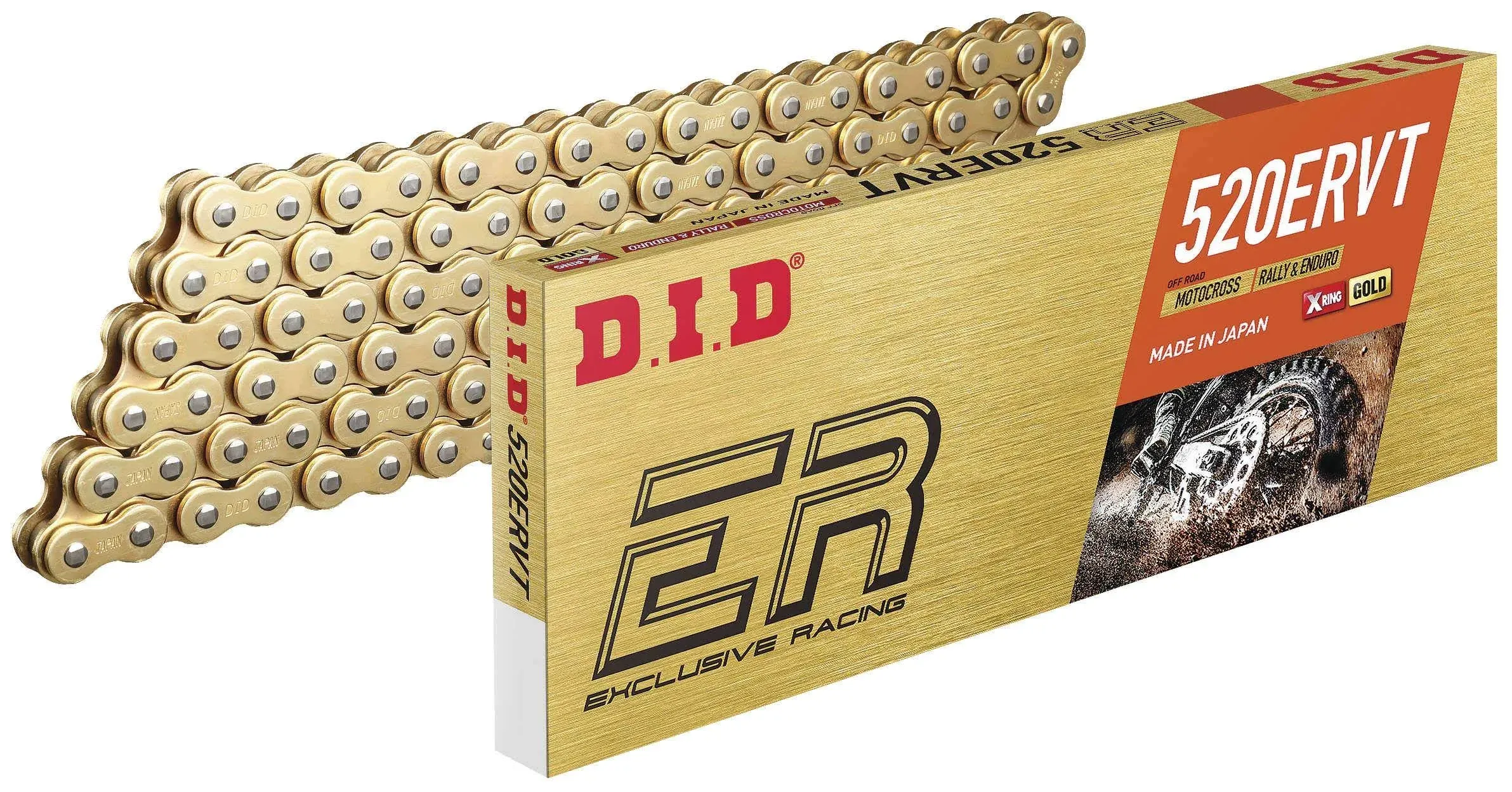 Chain For Bike clip Joint included 520 ERVT-120FB G &amp; G (gold) X-Ring 358255