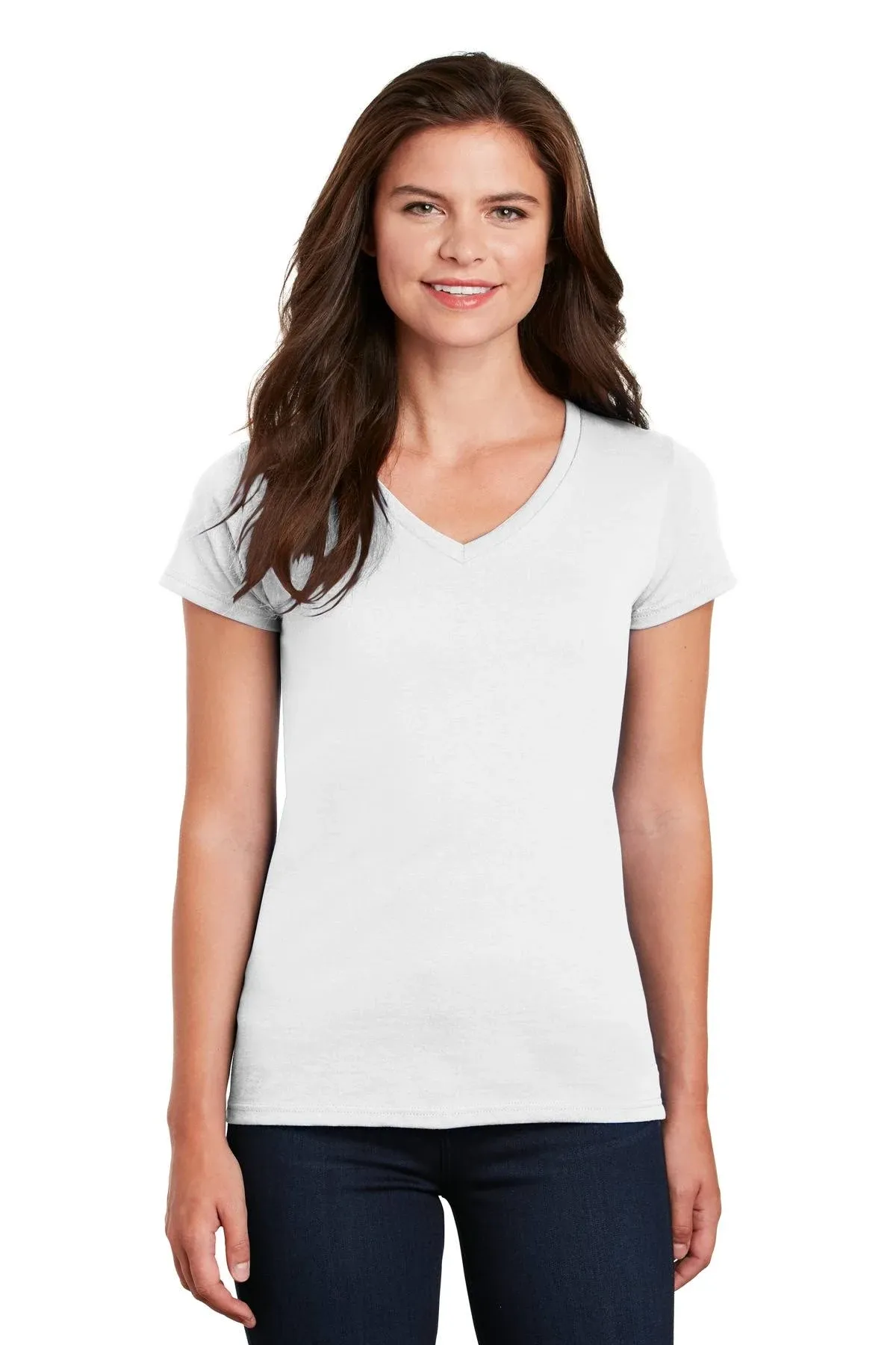 Gildan Heavy Cotton V-Neck T-Shirt Women's