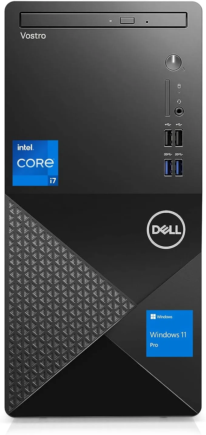 Dell Vostro 3000 Series 3910 Business Desktop | Intel Core i7-12700 | 32GB Ram | 1TB SSD | HDMI | DP | Wired Keyboard&Mouse | Wi-Fi 6 | Windows 11