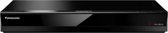 Panasonic Streaming 4K Blu Ray Player, Ultra HD Premium Video Playback with Hi-Res Audio, Voice Assist - DP-UB420-K (Black)