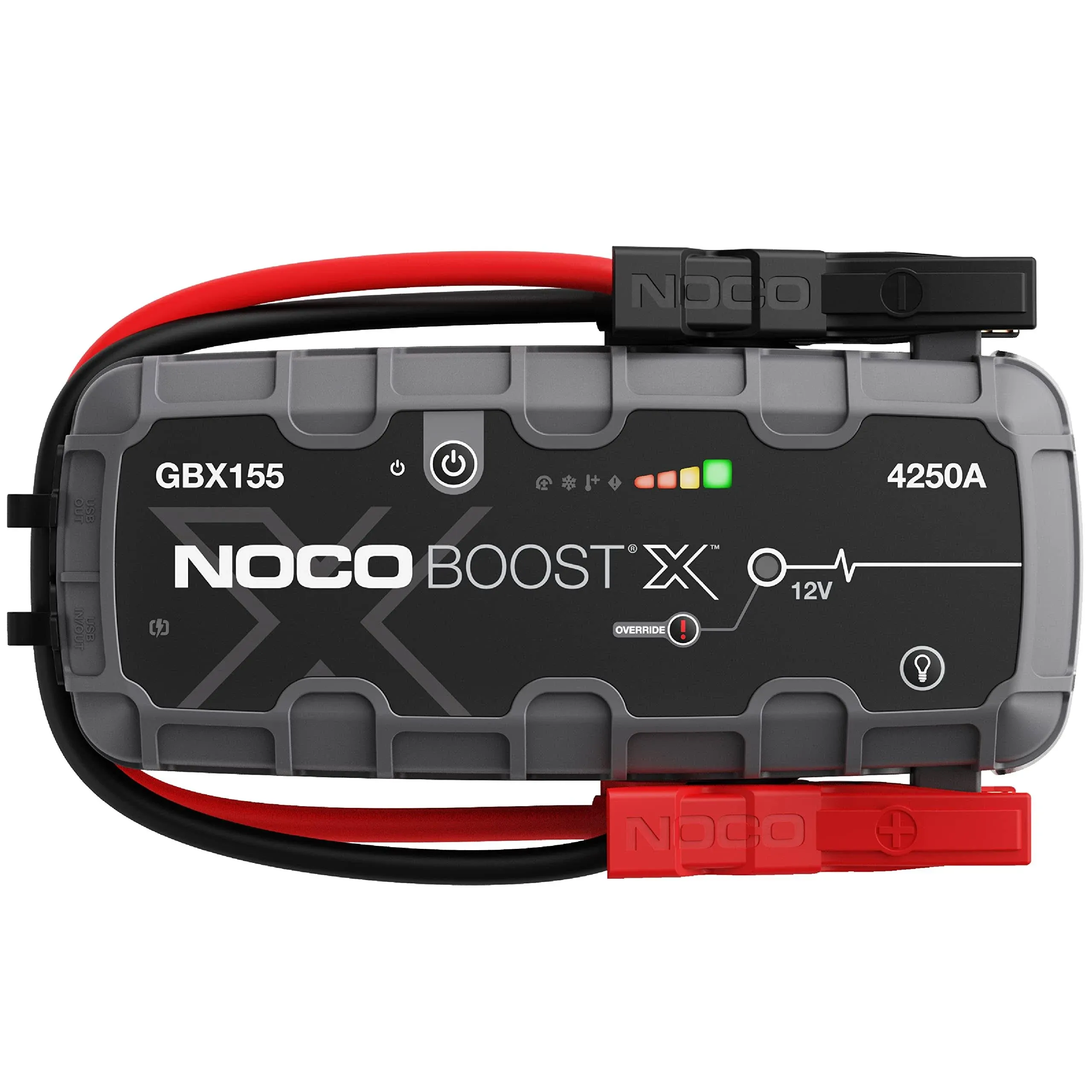 NOCO Boost X GBX155 4250A UltraSafe Car Battery Jump Starter, 12V Jump Starter Battery Pack, Battery Booster, Jump Box, Portable Charger and Jumper Cables for 10.0L Gasoline and 8.0L Diesel Engines