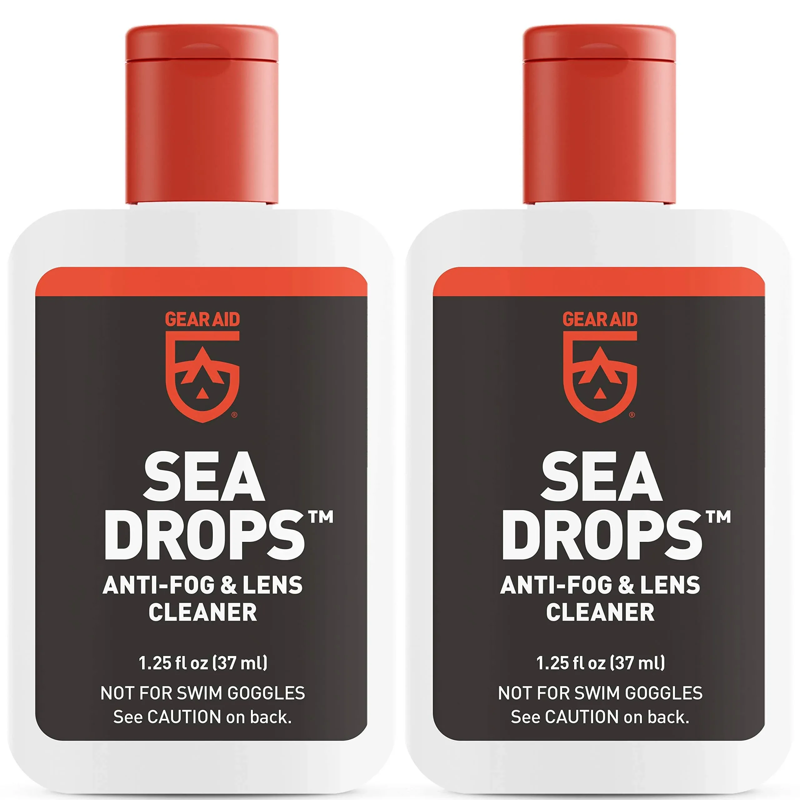 Gear Aid Sea Drops 1.25 oz. Water Sports Anti-Fog and Lens Cleaner - 2-Pack