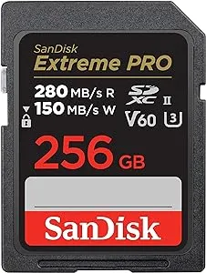 SanDisk 256GB Extreme Pro SDXC UHS-II Memory Card - SDSDXEP-256G-GN4IN