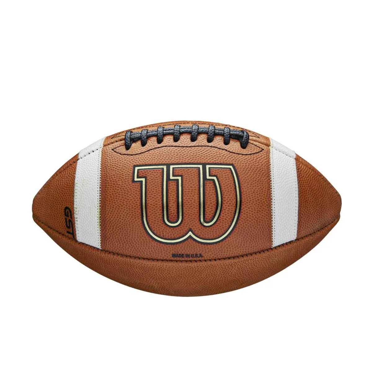 Wilson GST Leather Game Football