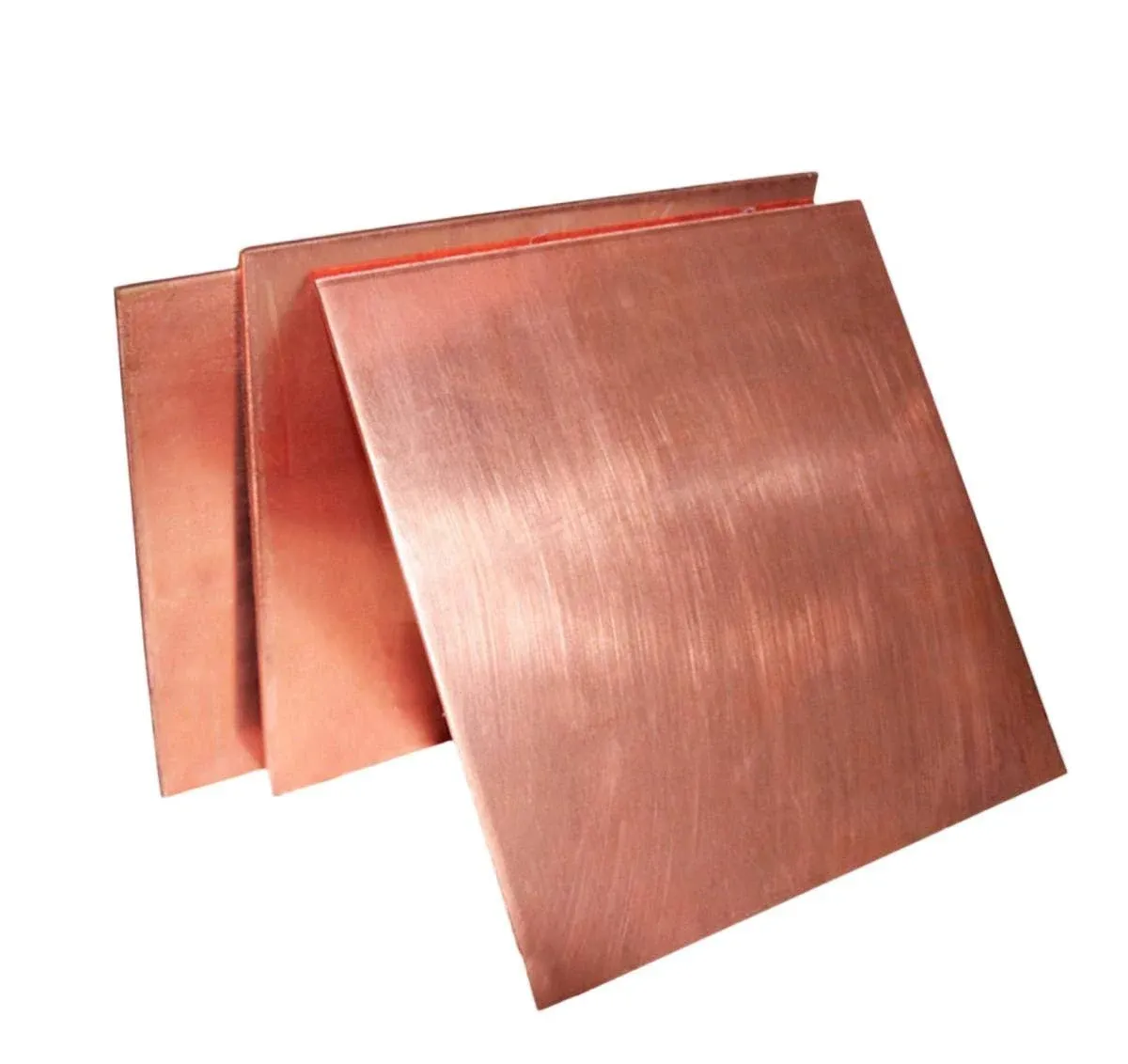  2mm x 100mm x 100mm 99.9% Pure Copper Cu Metal Sheet Plate