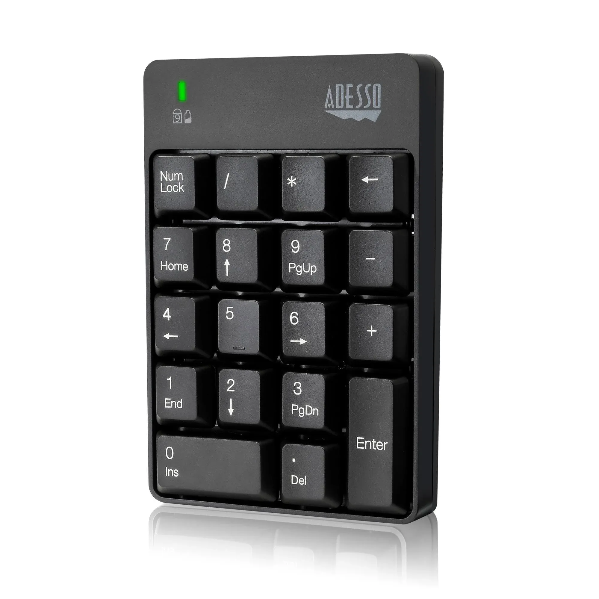 Adesso Wireless Spill Resistant 18-Key Numeric Keypad