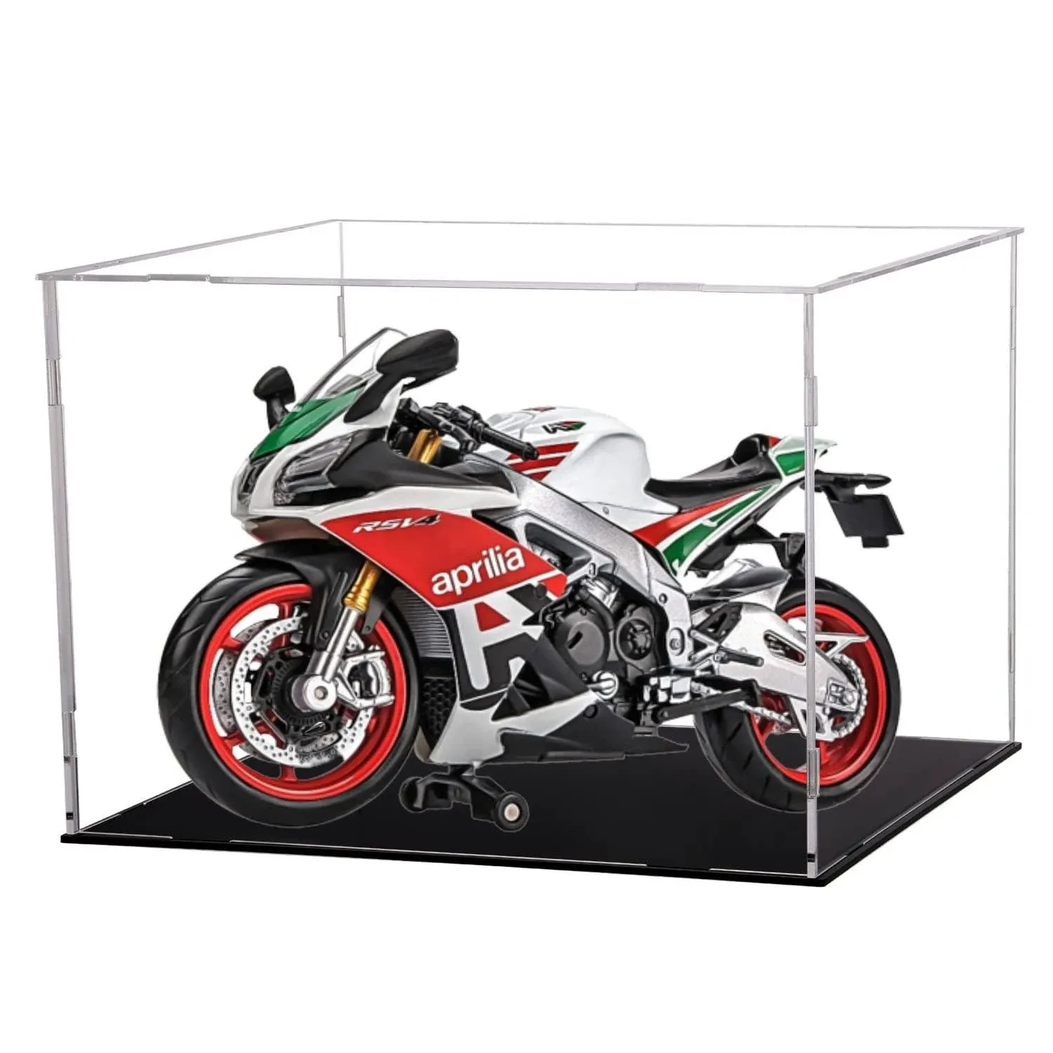 Evron Display Case for Collectibles Assemble Clear Acrylic Box Alternative Glass ...