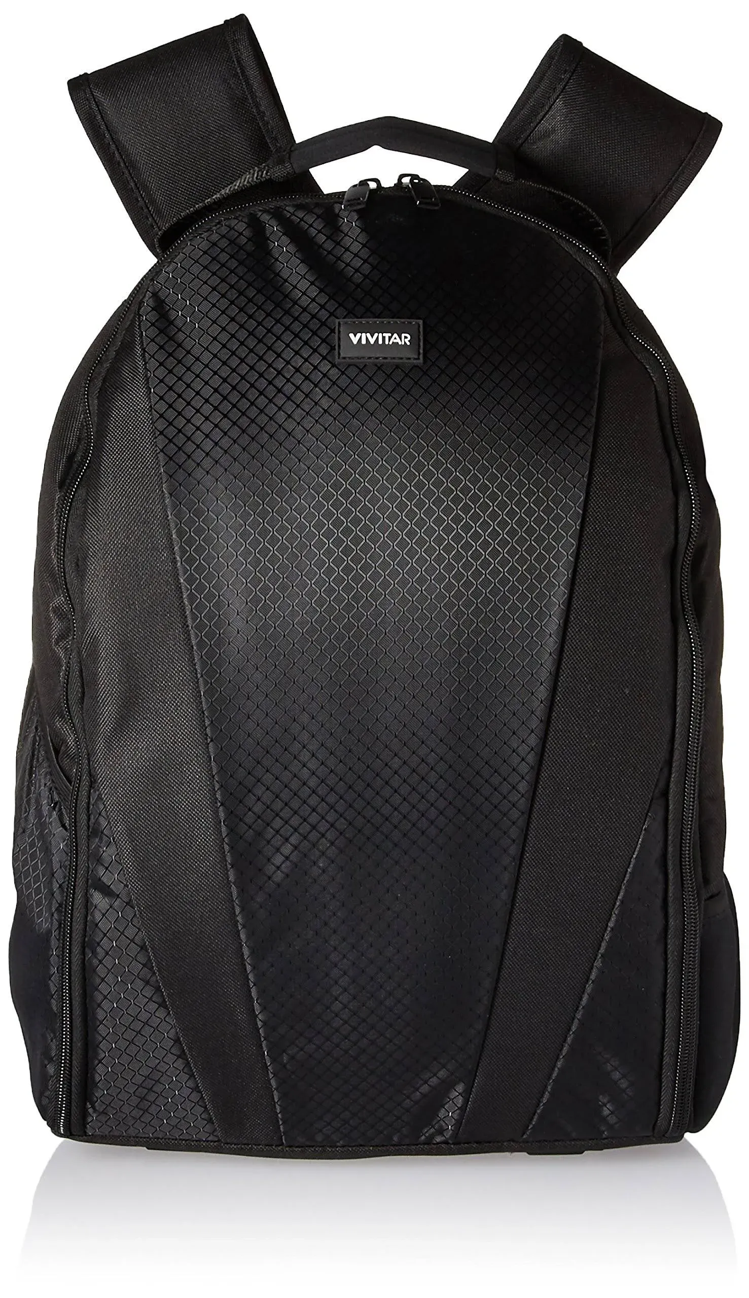 Vivitar Large Photo/Video Backpack for DSLR Camera, Lens and Accessories (Black) VIVDC15