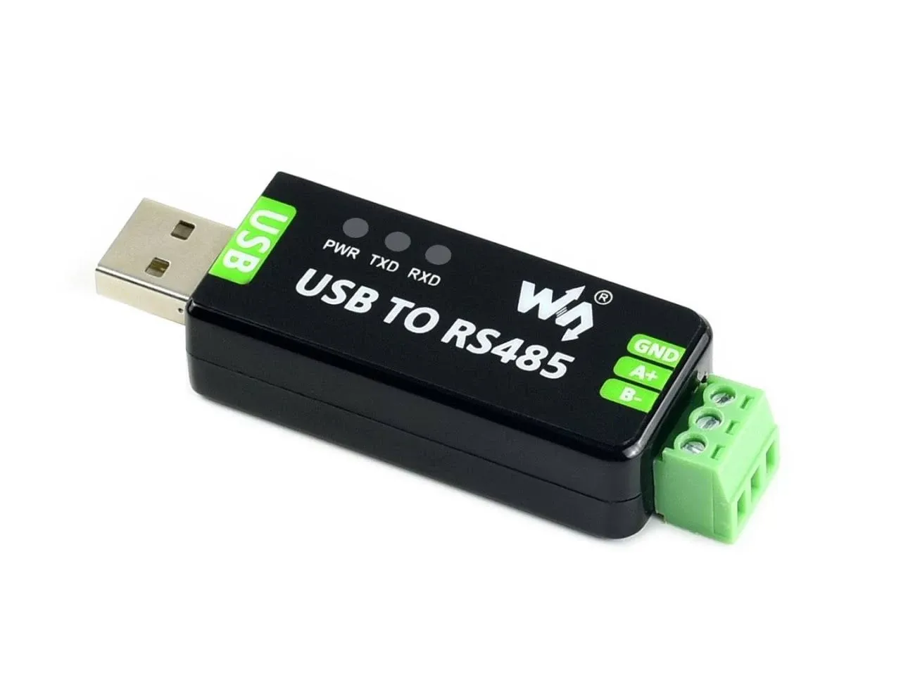 Waveshare Industrial USB to RS485 Converter with Original FT232RL and SP485EEN Embedded Protection Circuits for Industrial Control Equipments and/or