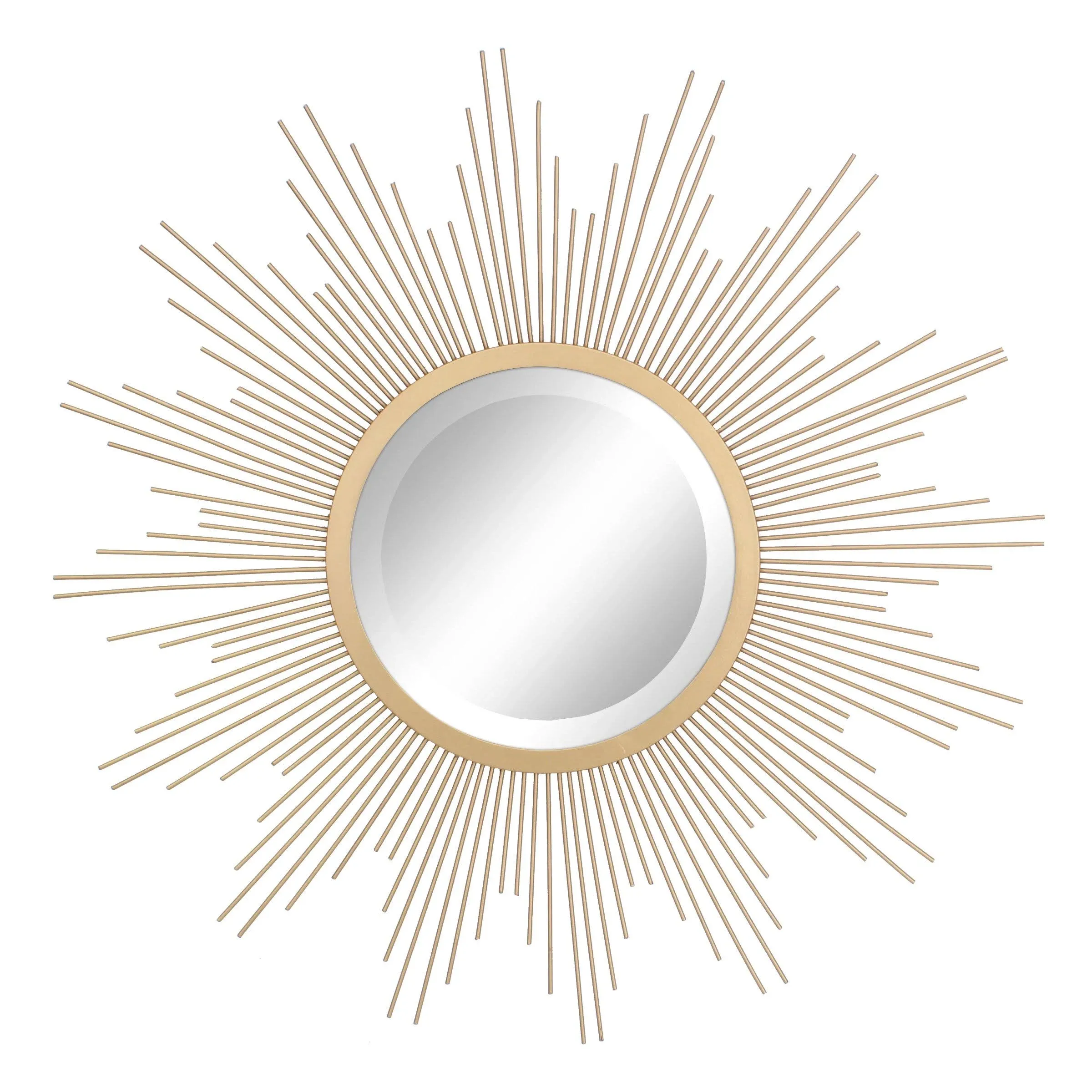 Stonebriar Sunburst Wall mirror, 24 Inch, Gold 