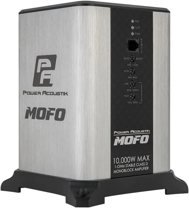 Power Acoustik MOFO1-10KD 10000 Watts Mofo Series Monoblock Class D Car Amplifier