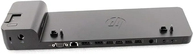 HP 2013 Ultraslim Docking Station D9Y19AV HSTNN-IX10 - with 65W AC Adapter 732252 ...