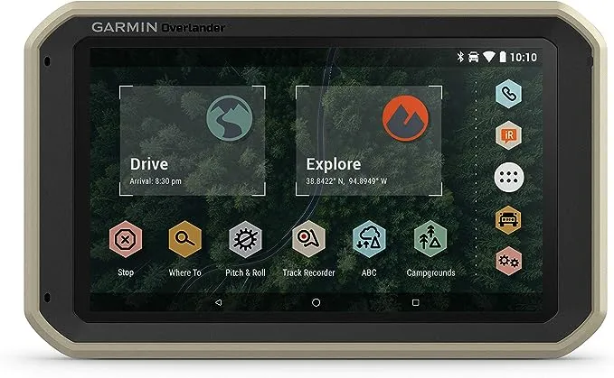 Garmin - Overlander GPS with Built-In Bluetooth - Gray