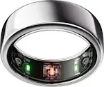 Oura Ring Gen3 Horizo​​n - 银色 - 6 号 - 智能戒指 - 带 Oura 尺码套件的尺码第一款 - 睡眠追踪可穿戴设备 - 心率 - 健身追踪器 - 5-7 天电池寿命