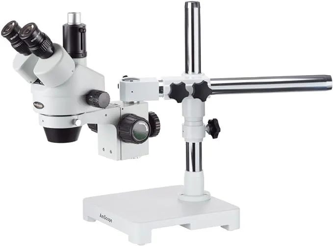 AmScope 7X-45X Trinocular Stereo Zoom Microscope