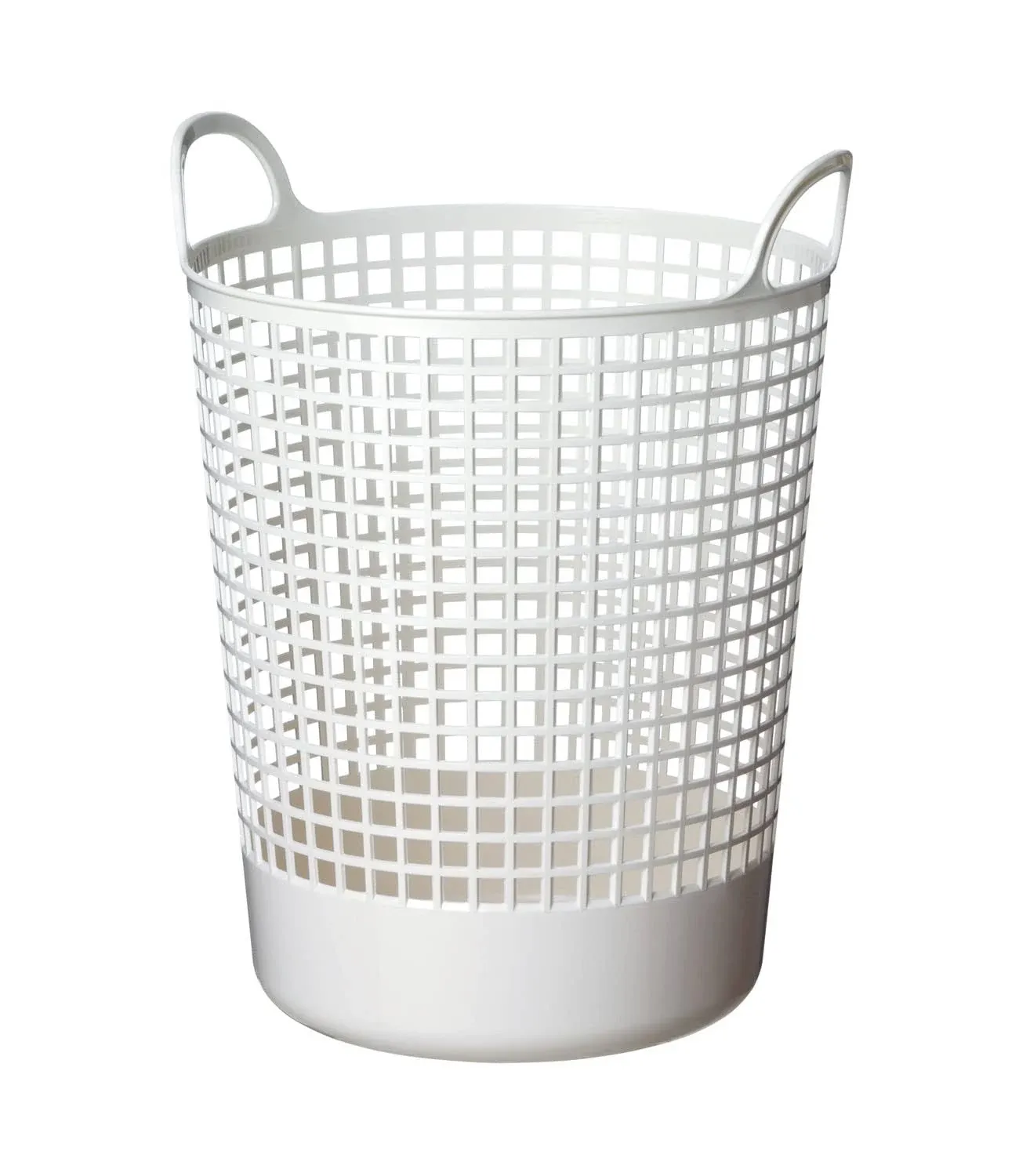 Like-it │SCB-10 │ Stylish and Versatile Basket. Sturdy Yet Flexible Texture. | Daily use Inside or Outside of The Home. Pool & Beach, Picnic, or Camping | 16.14" × 14.96" × 20.47" | White | 10.30 gal