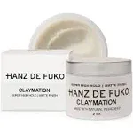 Hanz de Fuko Claymation- Premium Mens Hair Styling Clay with Matte Finish (2 oz) Cruelty Free