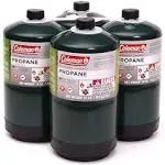 Coleman All Purpose Propane Gas Cylinder 16 oz, 4-Pack