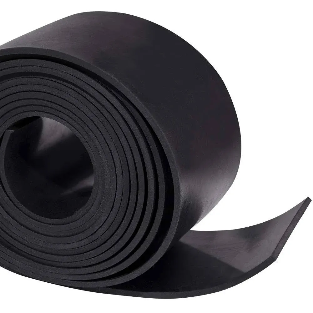 TORRAMI Rubber Gasket Sheet Material 1/8 (.125) Inch T X 3 inch W X 10 Feet, for Sealing,Protection, Abrasion, Supports, Leveling, Bumpers