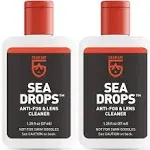 Sea Drops Anti-fog and Cleaner for Dive and Snorkel Masks, 1.25 fl oz, 2-pk, Bulk