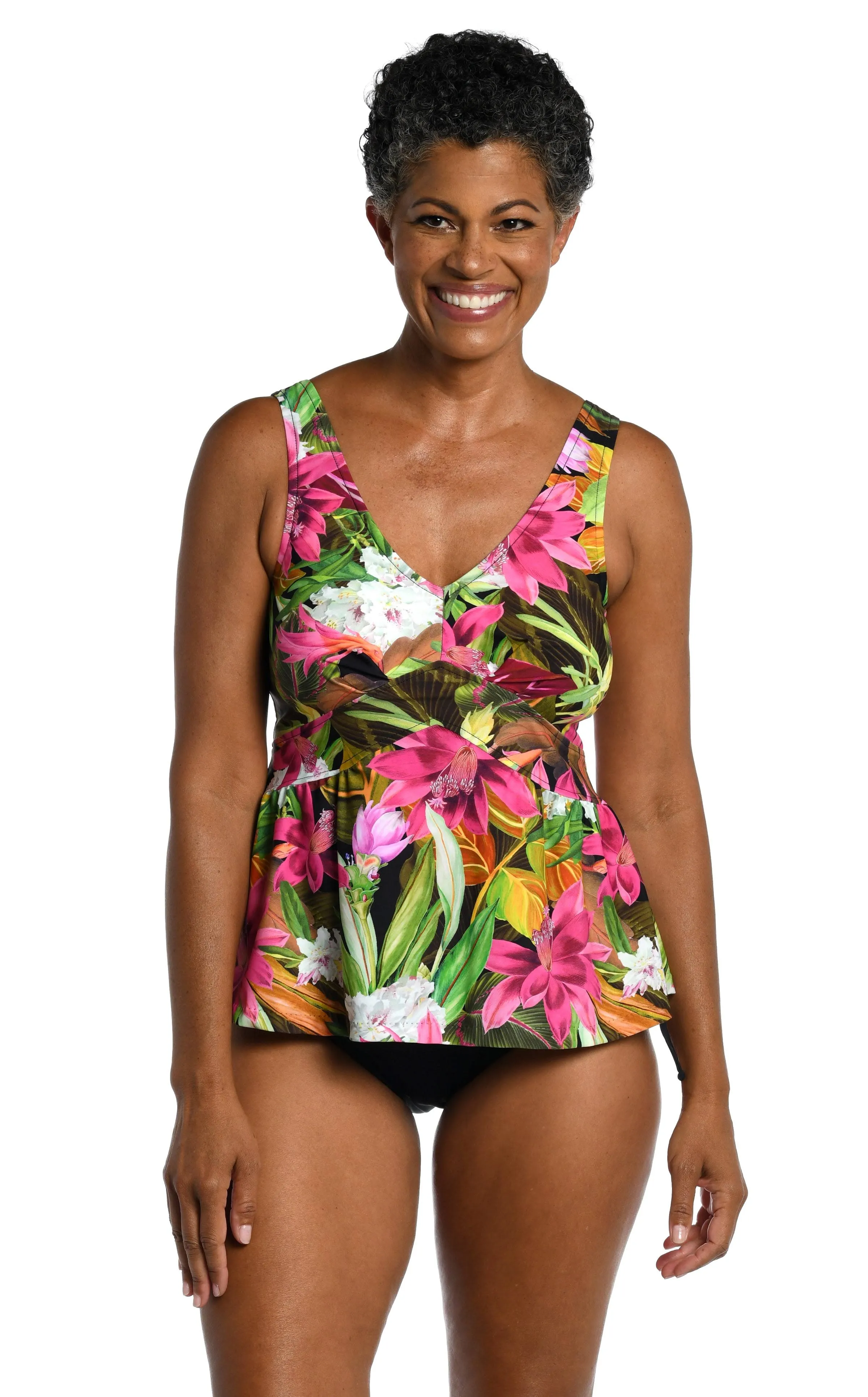 Women's Maxine Empire Swim Tankini 18 Exotic Jungle