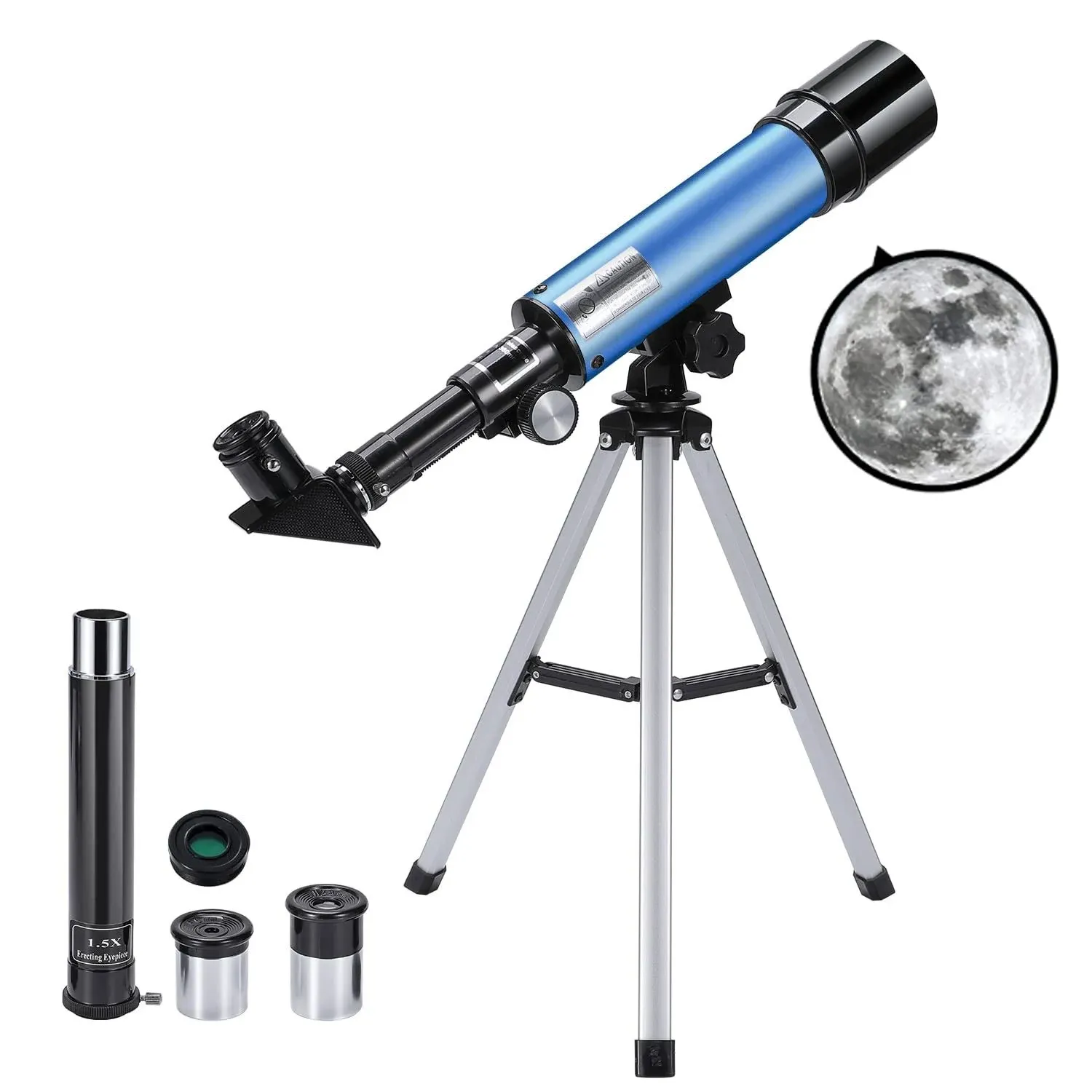 Telescope for Beginners Telescope for Kids, Portable 90X Astronomical Telescope