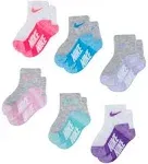 Baby and Toddler Boys or Girls Multi Logo Socks, Pack of 6