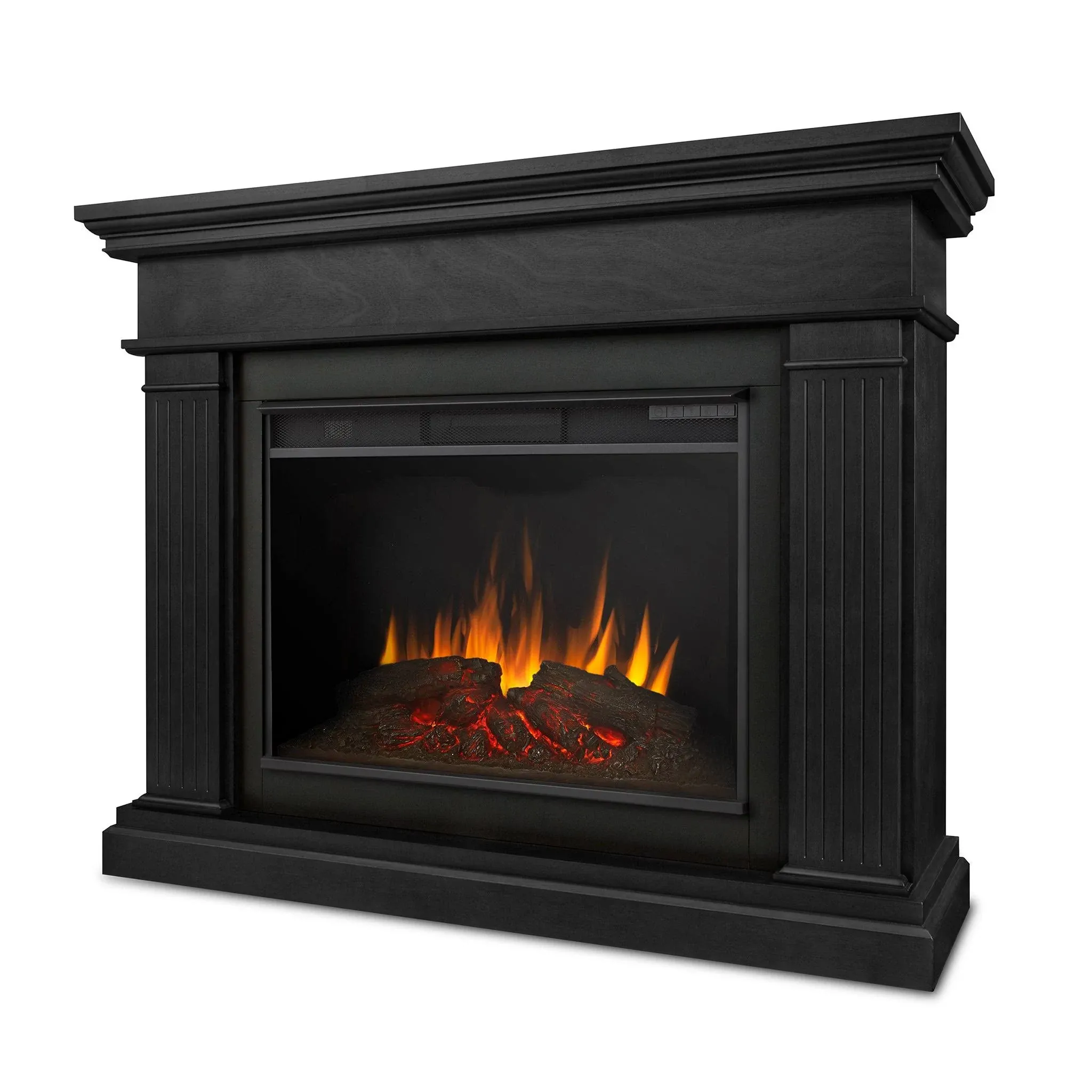 Centennial 55.5" Electric Grand Fireplace in Black by Real Flame