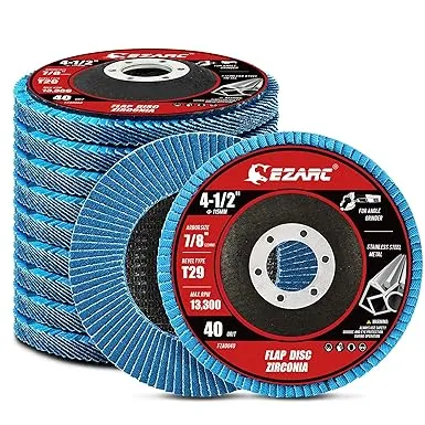 EZARC High Density Flap Discs 40 Grit Flap Sanding Disc