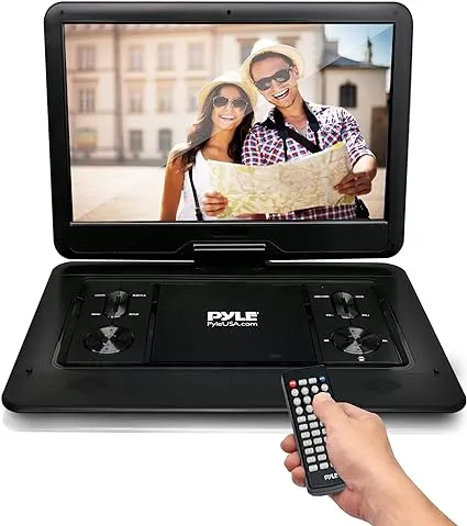 Pyle 17.6’’ Portable Multimedia Disc Player - Hi-Res HD Widescreen Display