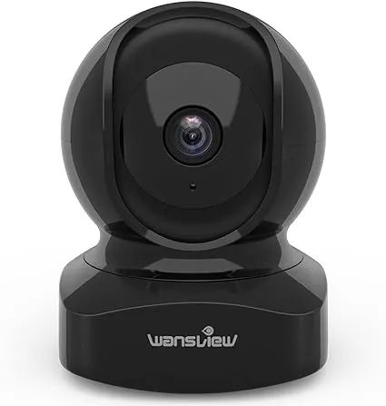 Wansview HD 1080P Wireless IP Security Camera Indoor With 2 Way Audio Night Vision Black